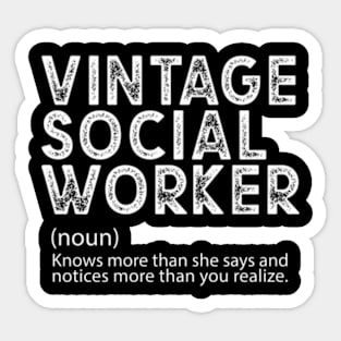 Social Worker Appreciation - Social Work Sticker